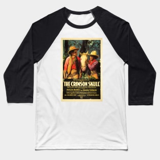 The Crimson Skull Richard Norman 1922 Vintage Movie Poster Advertising Film Art Baseball T-Shirt